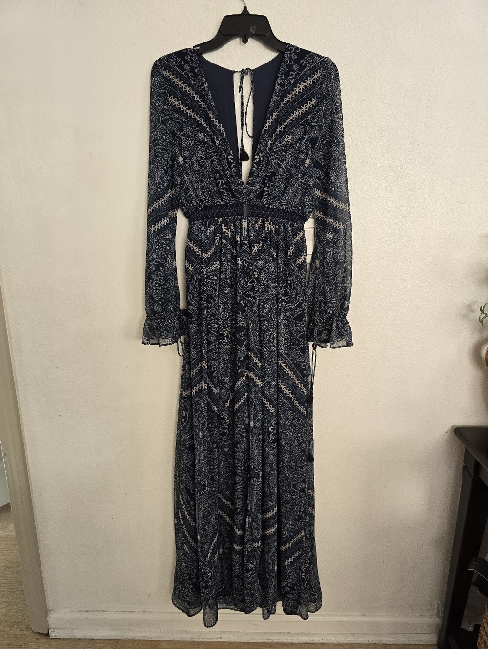 The Jetset Diaries Moroccan Maxi Dress In Blue Size XS - Picture 2 of 13